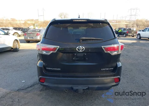 2015 Toyota Highlander Limited V6 from USA, damaged, VIN 5TDDKRFH7FS178555